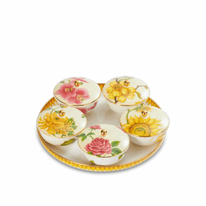  Bộ khay mứt - Ngũ Sắc - Misc Assortment IFP A001_22290144403gomminhlong.com
