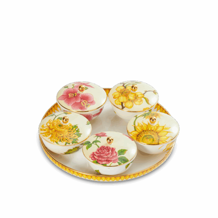 Bộ khay mứt - Ngũ Sắc - Misc Assortment IFP A001_22290144403gomminhlong.com