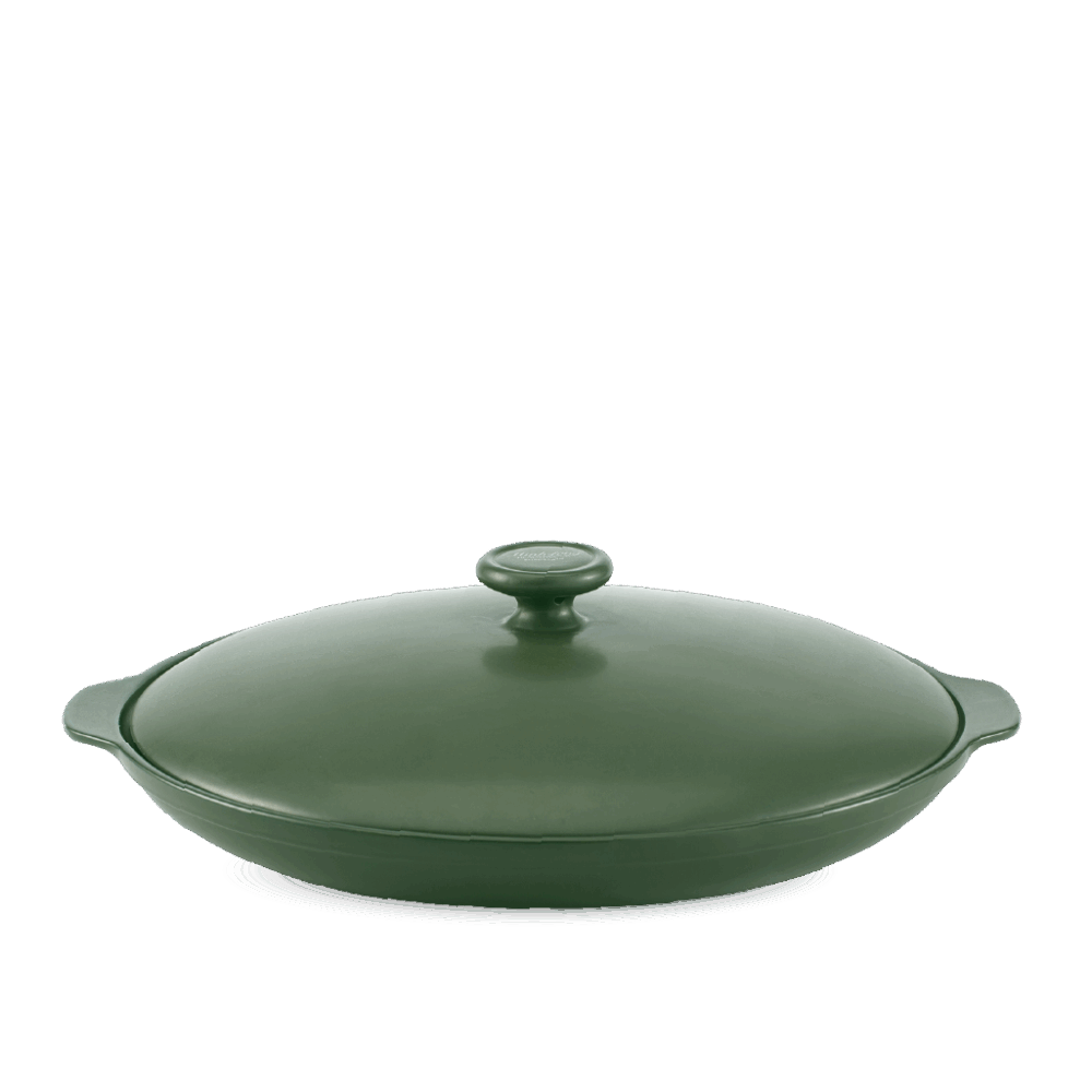 Chảo chiên dưỡng sinh 35cm + nắp - HealhyCook - Xanh rêu A001_663522464gomminhlong.com