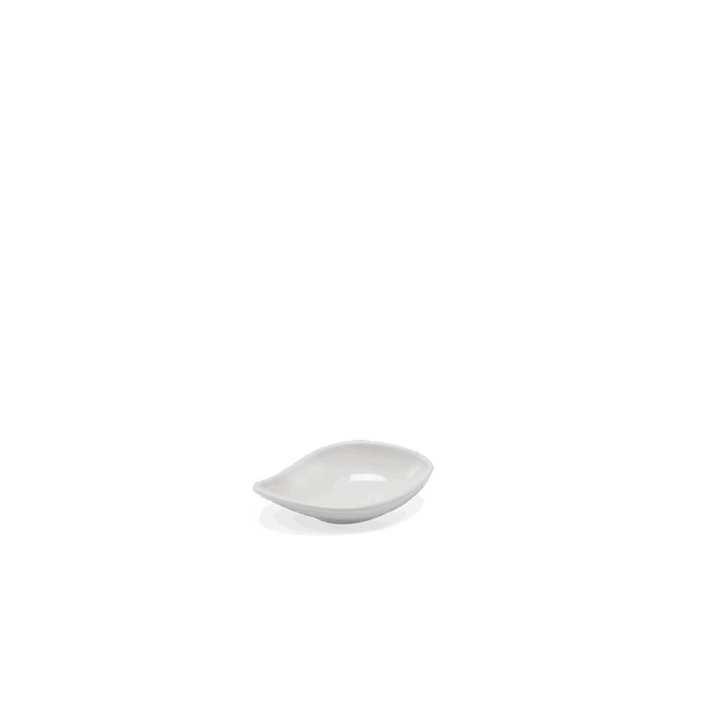 Chén chấm hình Chiếc Lá 9 cm - Misc Assortment - Trắng A001_640912000gomminhlong.com