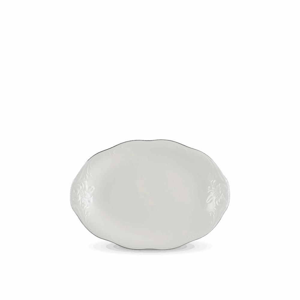 Dĩa oval - Đài Các IFP - Chỉ Bạch Kim A001_052517043gomminhlong.com