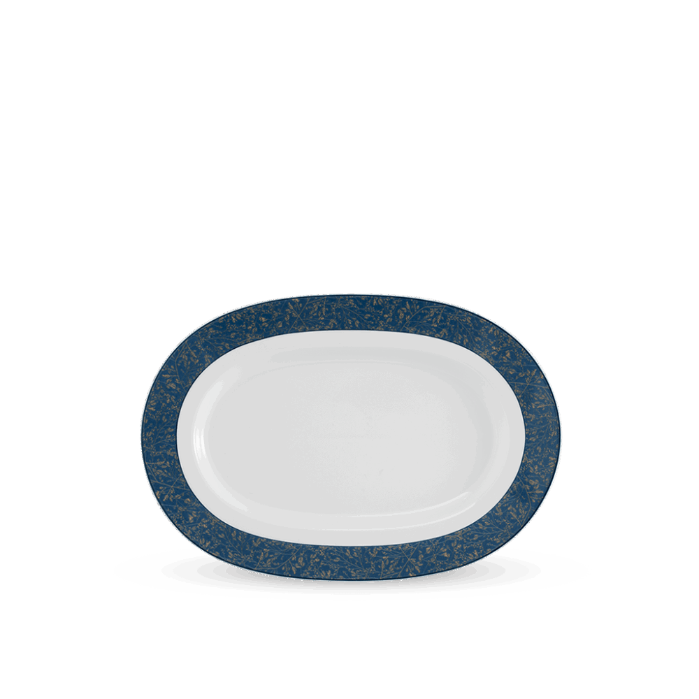 Dĩa oval 32 cm - Camellia - Diệp Lục A001_053211495gomminhlong.com