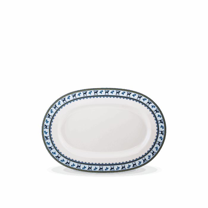  Dĩa oval 32 cm - Camellia - Lộc Lạc A001_053211485gomminhlong.com