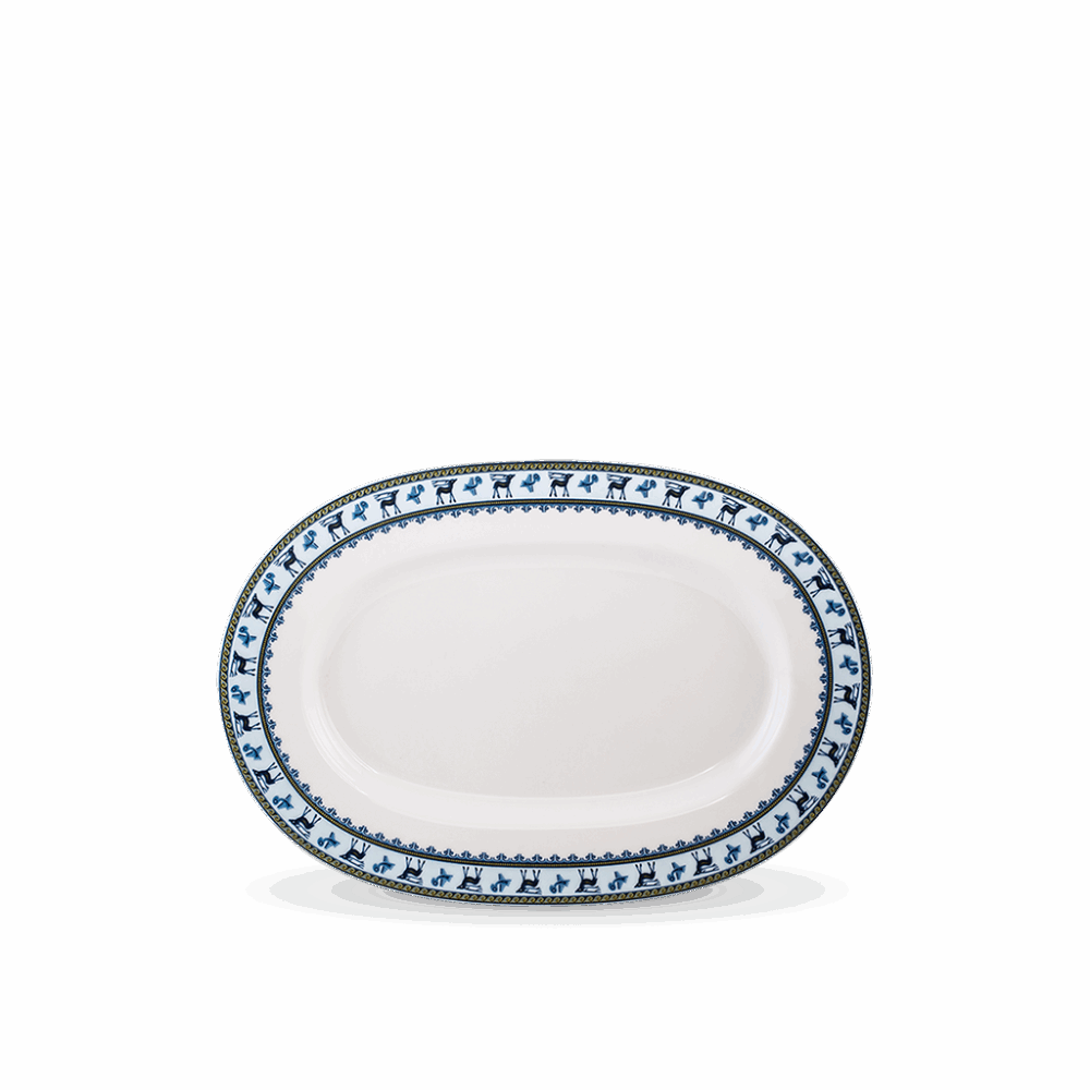 Dĩa oval 32 cm - Camellia - Lộc Lạc A001_053211485gomminhlong.com