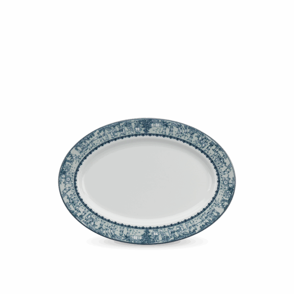Dĩa oval - Jasmine - Vinh Quy Nhạt A001_052503197gomminhlong.com