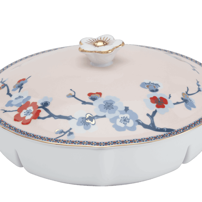 Khay mứt 5 ngăn - Hoa Đào Thịnh vượng A001_212471496gomminhlong.com
