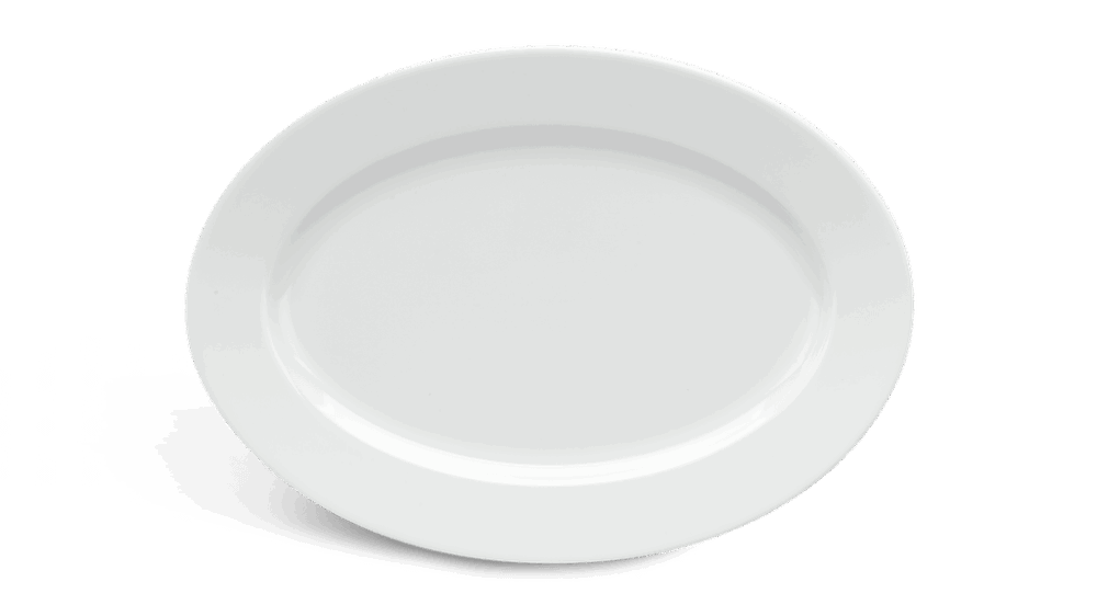 Dĩa oval 28 cm - Camellia - Trắng A001_052811000gomminhlong.com