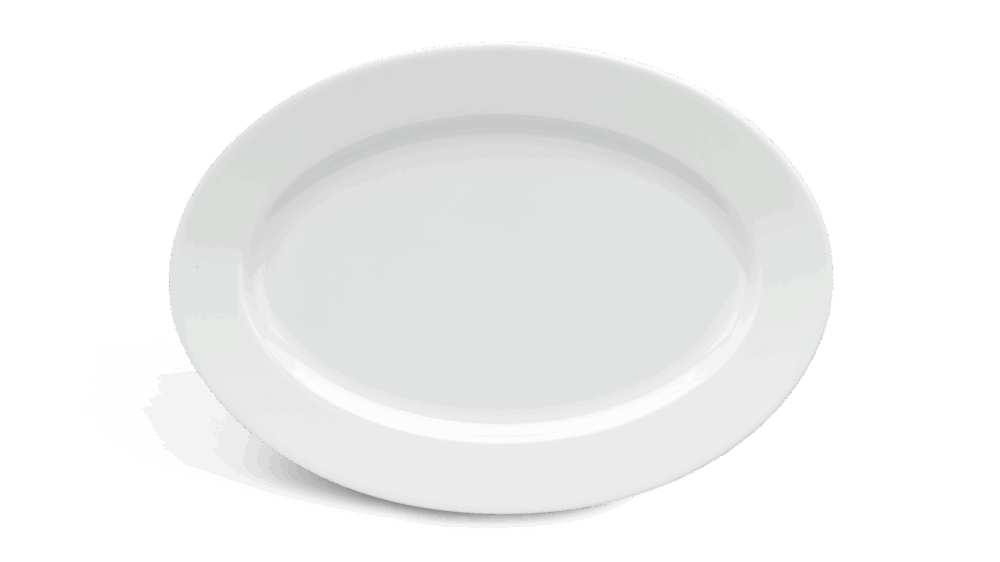 Dĩa oval 28 cm - Camellia - Trắng A001_052811000gomminhlong.com
