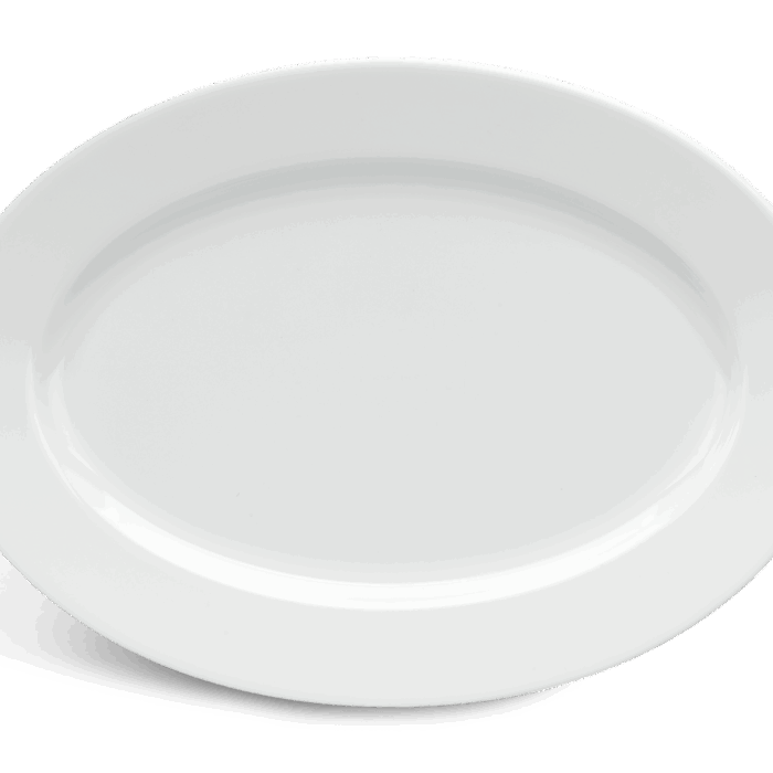 Dĩa oval 28 cm - Camellia - Trắng A001_052811000gomminhlong.com
