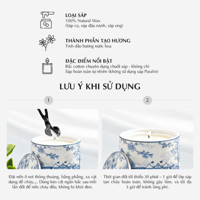  Nến thơm (K1) - Hương Thu - Màu Xám 3 A001_446824515Bgomminhlong.com