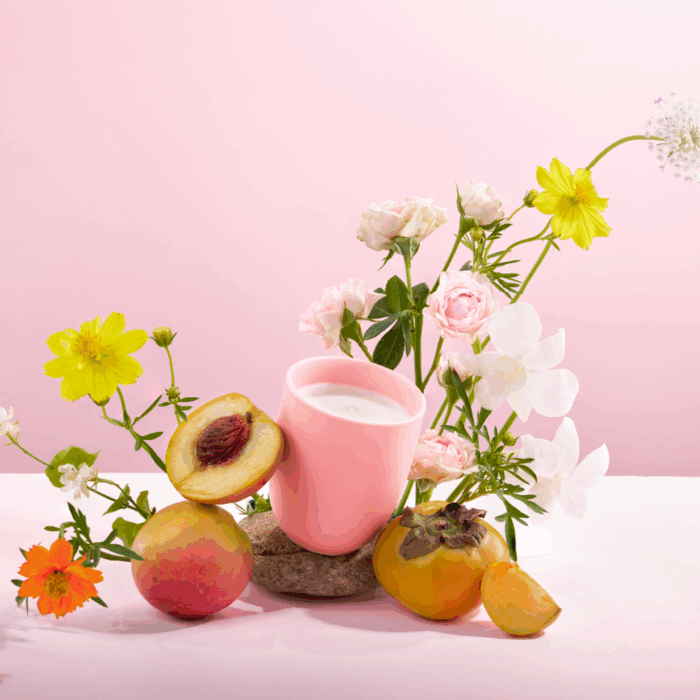  Nến thơm (K1) - Hương Xuân - Màu Hồng 2 A001_446824517Bgomminhlong.com