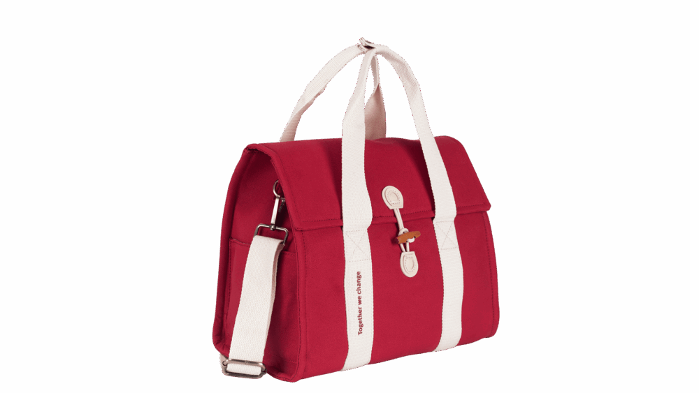 Túi vải Canvas 30 x 17.5 x 24.5 cm - Hồng A001_PKTUICAN04HOgomminhlong.com