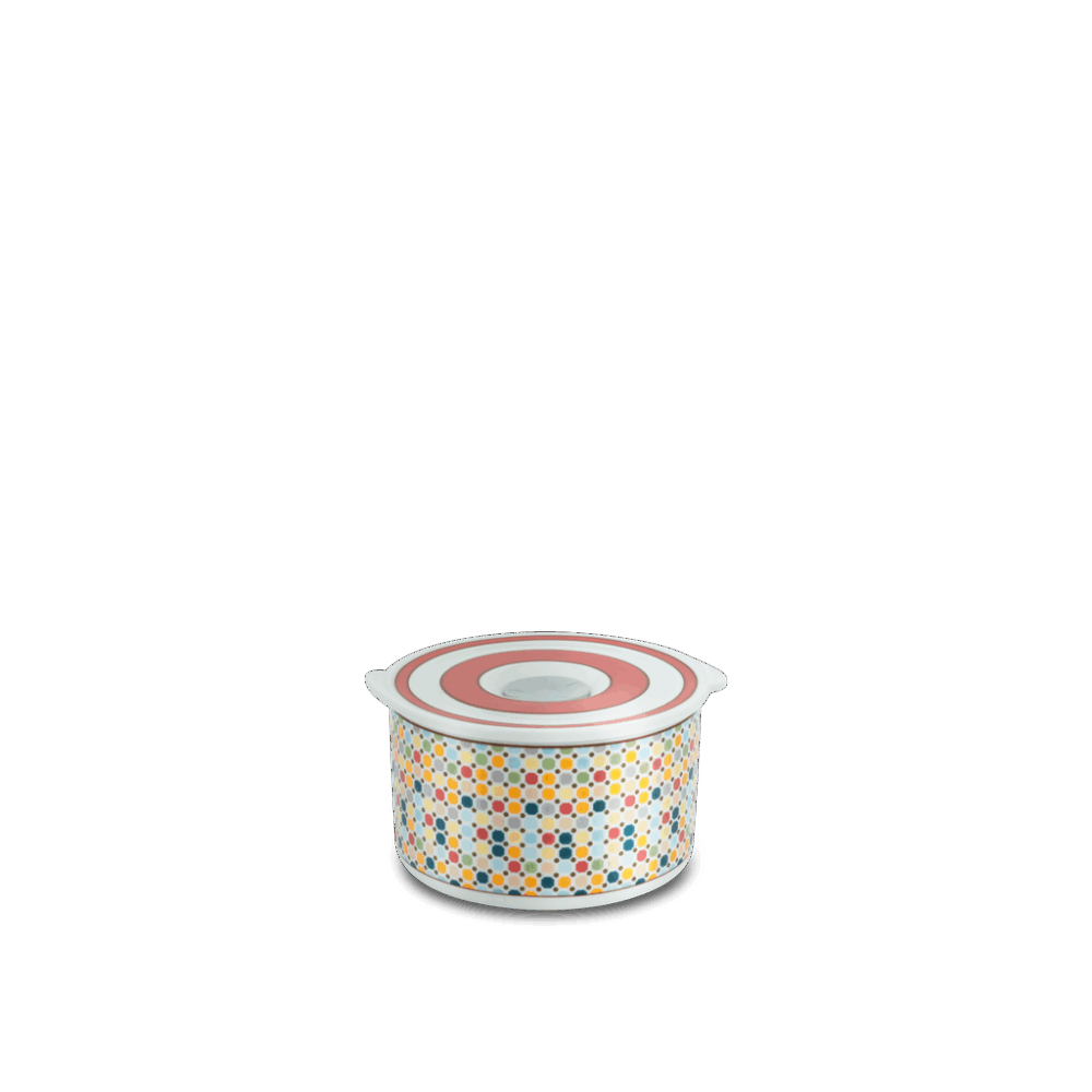 Hộp dưỡng sinh tròn đựng thực phẩm 11 cm + nắp (K) - Dưỡng Sinh - Mosaic A001_211132LTDKgomminhlong.com