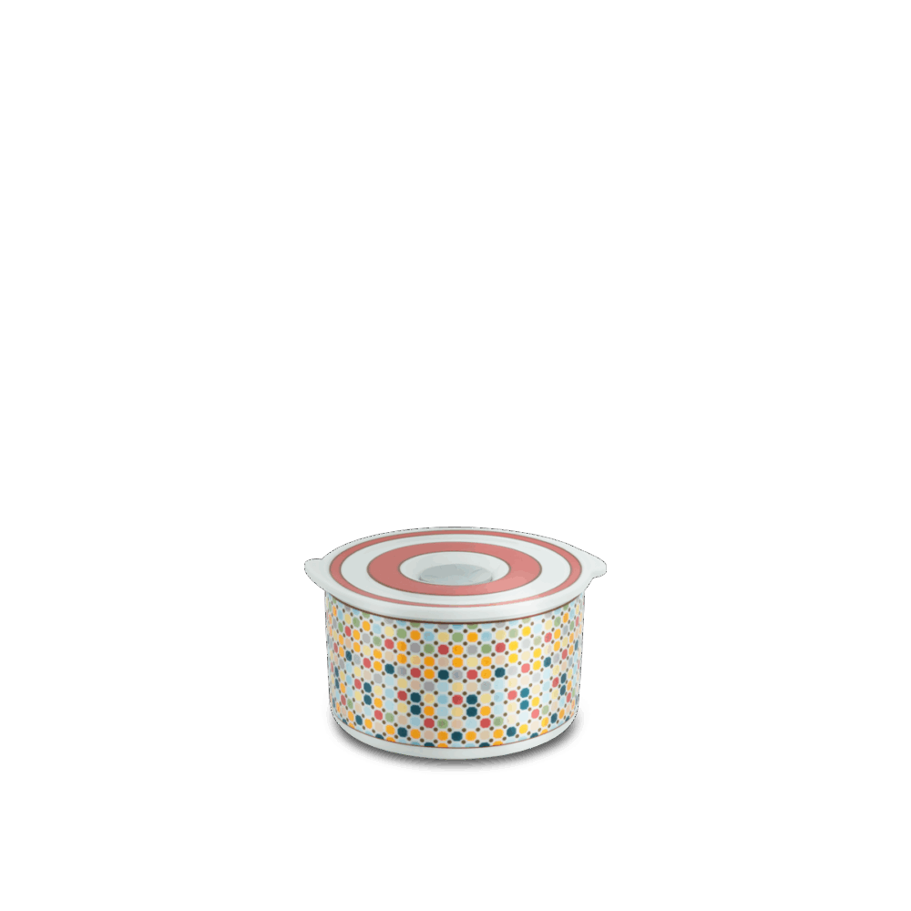 Hộp dưỡng sinh tròn đựng thực phẩm 11 cm + nắp (K) - Dưỡng Sinh - Mosaic A001_211132LTDKgomminhlong.com
