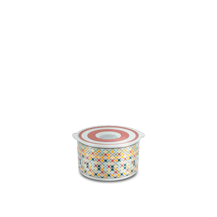 Hộp dưỡng sinh tròn đựng thực phẩm 11 cm + nắp (K) - Dưỡng Sinh - Mosaic A001_211132LTDKgomminhlong.com