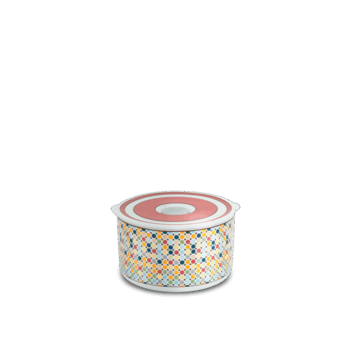  Hộp dưỡng sinh tròn đựng thực phẩm 13 cm + nắp (K) - Dưỡng Sinh - Mosaic A001_211332LTDKgomminhlong.com