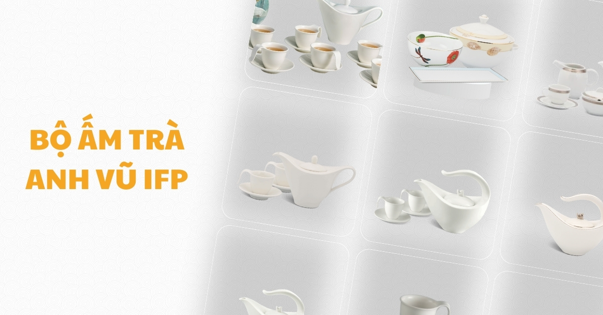 Bộ ấm trà Anh Vũ IFP