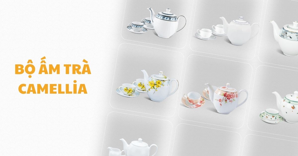 Bộ ấm trà Camellia