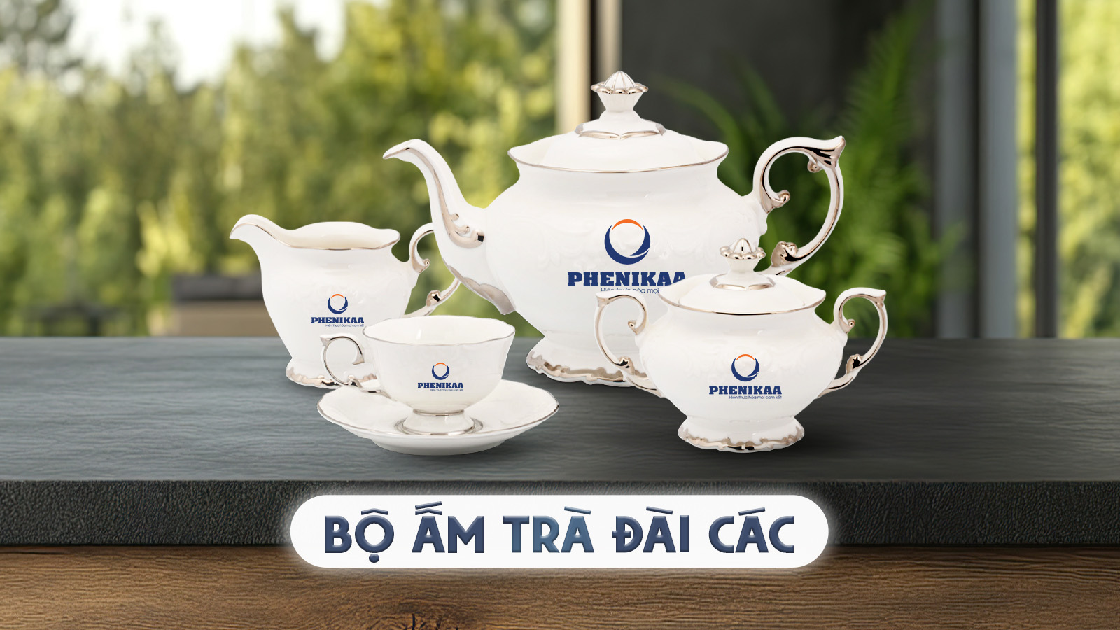 Bộ ấm trà Đài Các