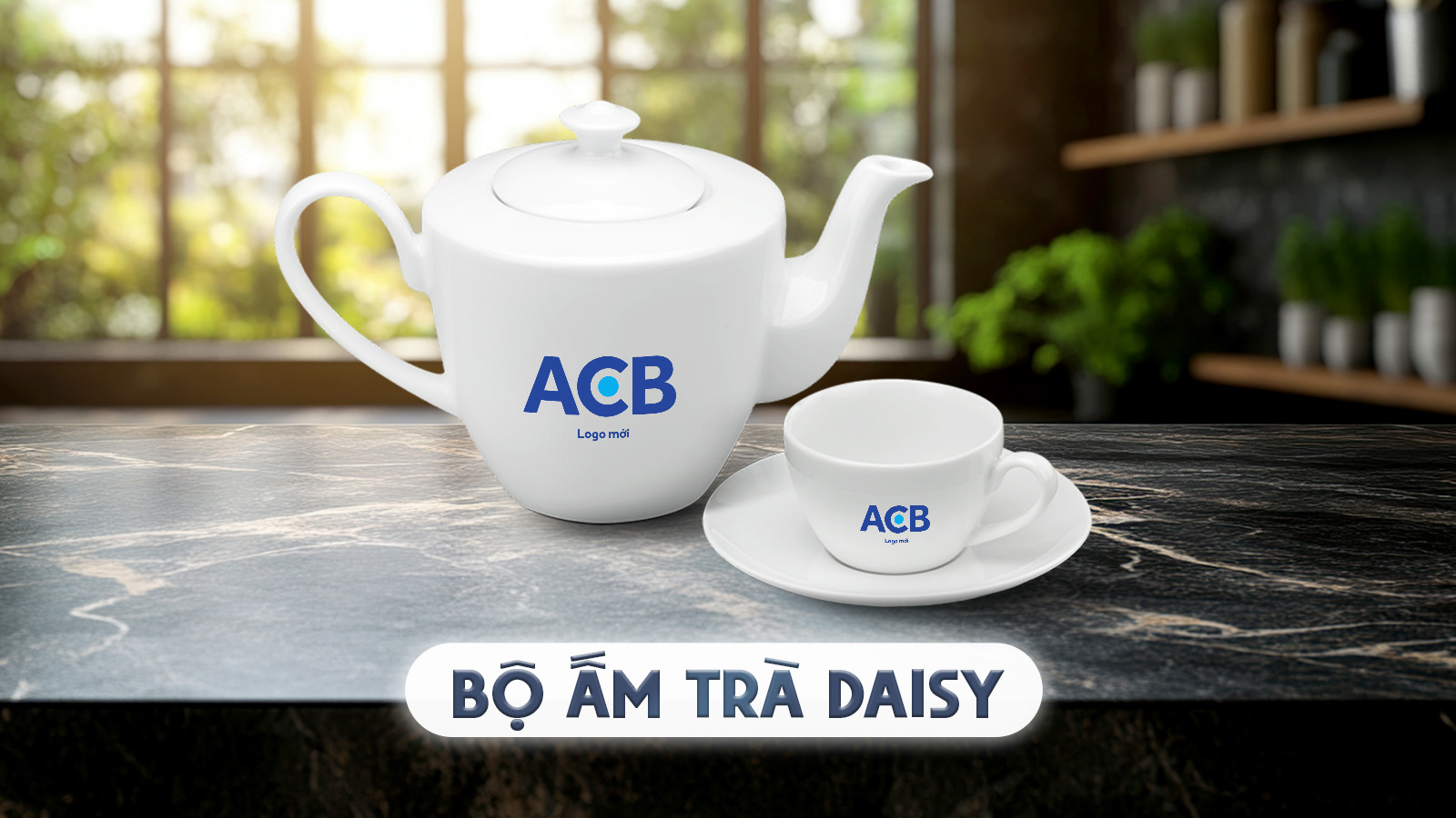 Bộ ấm trà Daisy