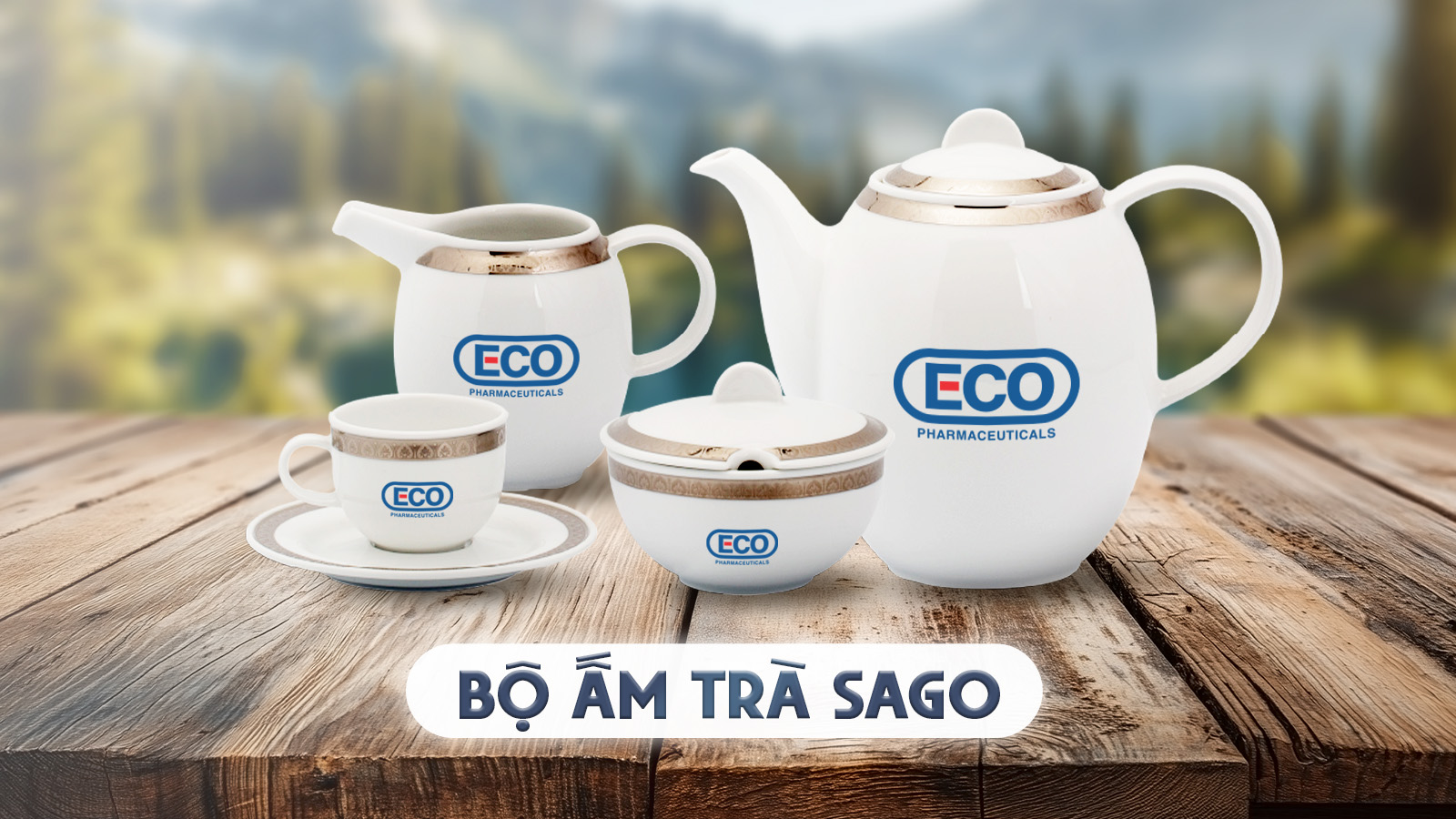 Bộ ấm trà Sago
