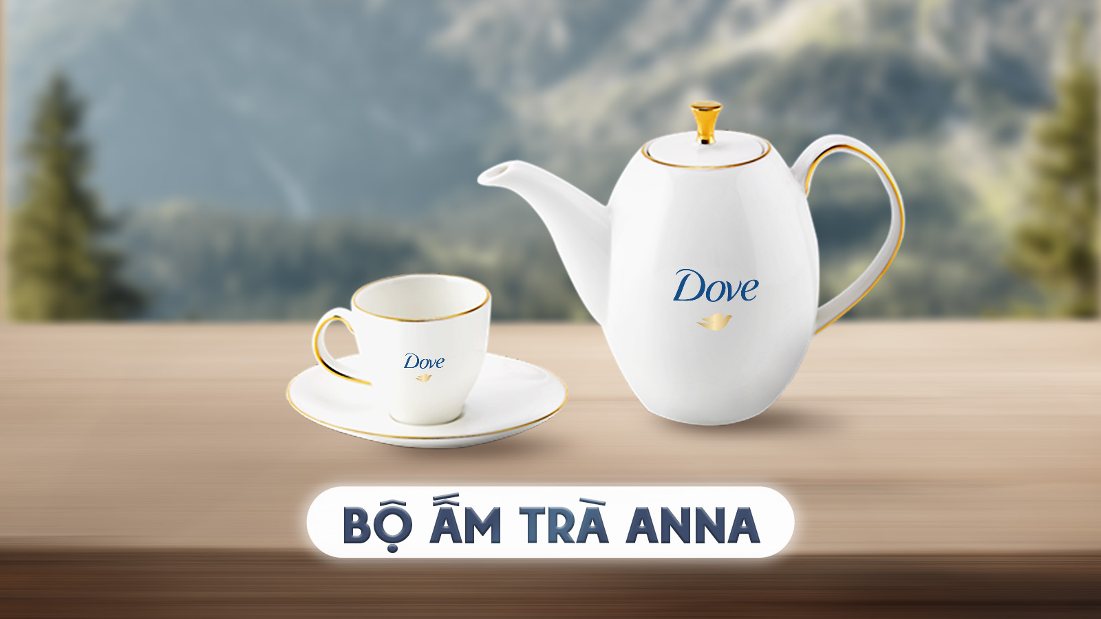 Bộ ấm trà Anna