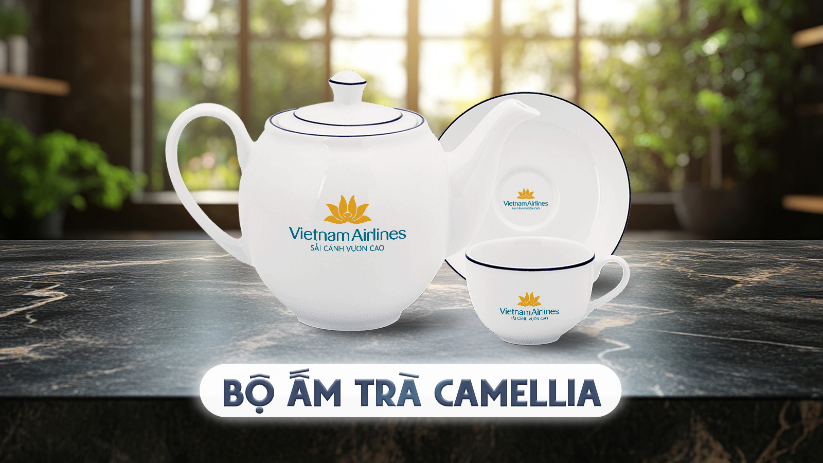 Bộ ấm trà Camellia